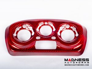 Alfa Romeo 4C Climate Control Cover - Carbon Fiber - Red Candy